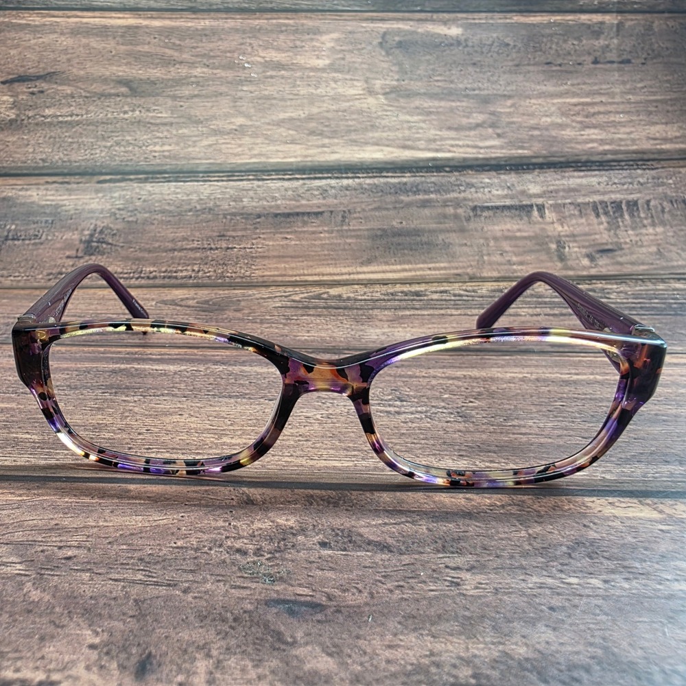 Elizabeth Arden EA6060-2 Purple Tortoise Eyeglass Frames 53-16-135 Womens